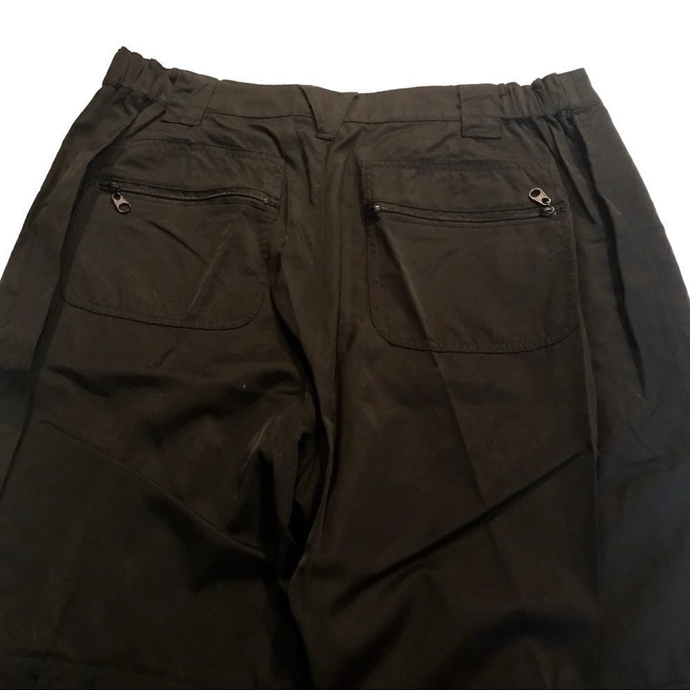 Chico’s Black Moto Style Pants Size 2/Large - Picture 7 of 9